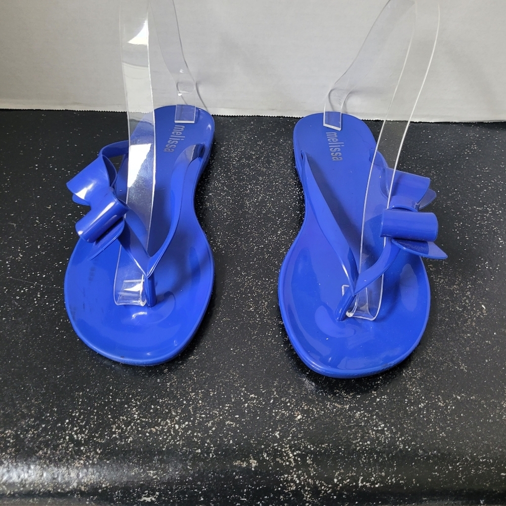 Melissa Women's Blue Bow Sandals